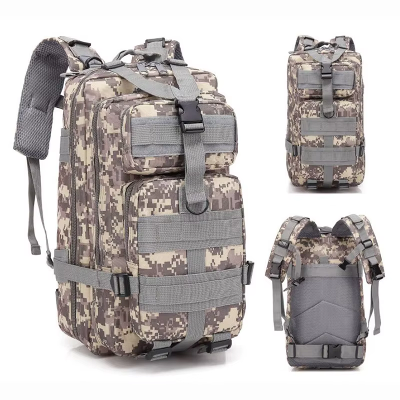 Sac à dos tactique 3P 20L-25L en nylon 1000D pour randonnée