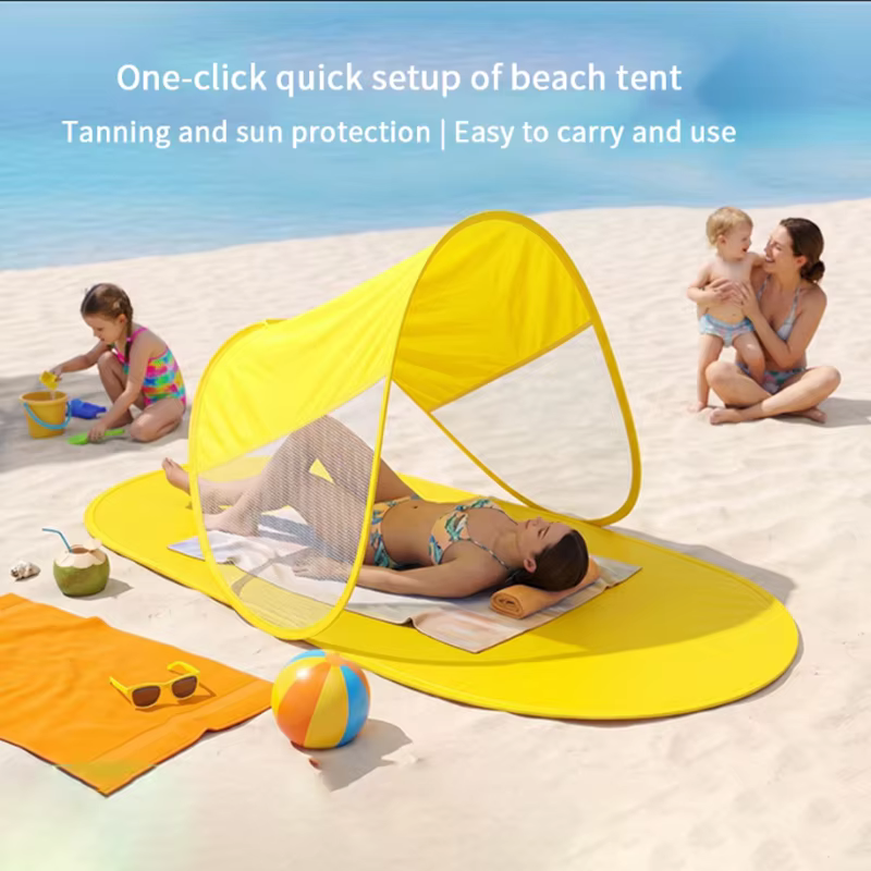 Tente de plage instantanée à montage rapide