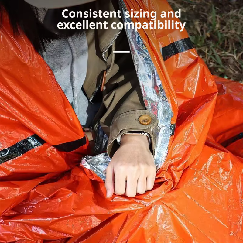 Sac de couchage de survie d'urgence portable