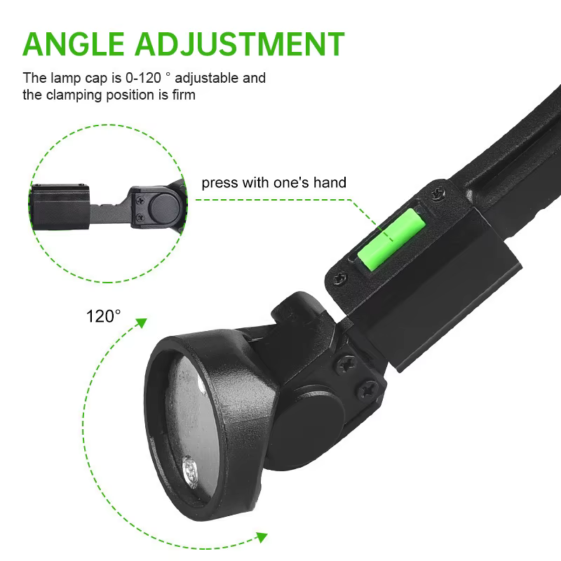 Lampe de radage de cou LED rechargeable par USB 120 °