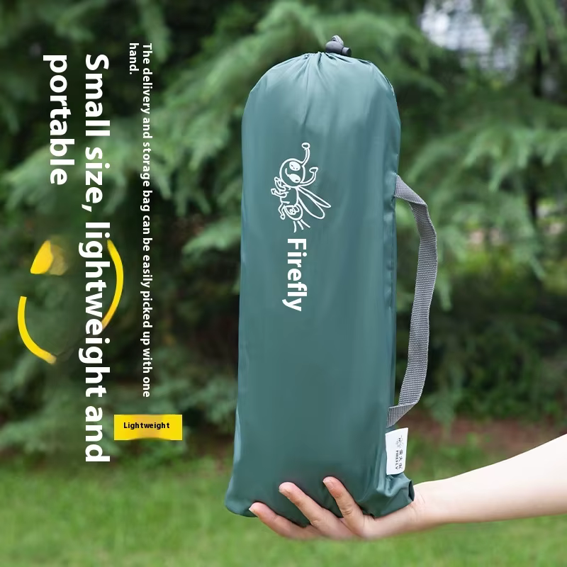 Tente de camping individuelle - 190T polyester argenté