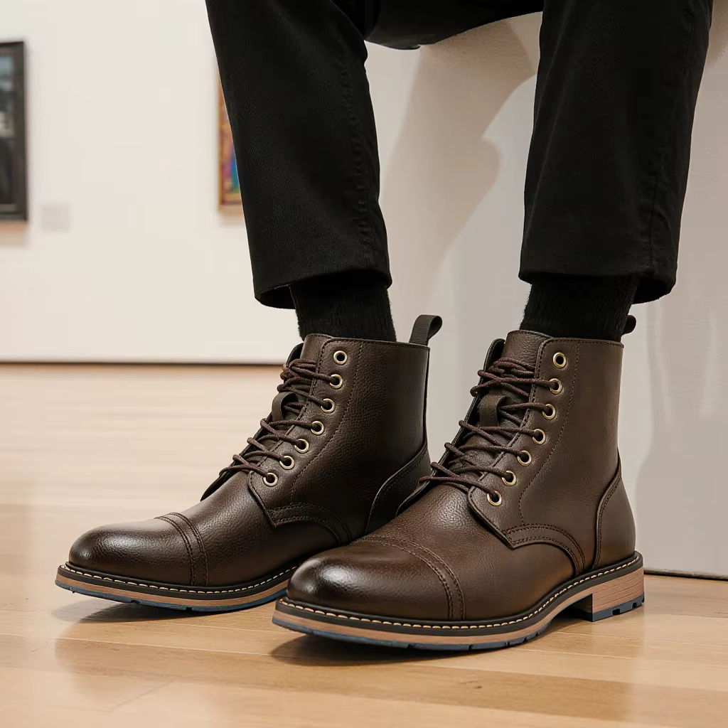 Bottes militaires robustes