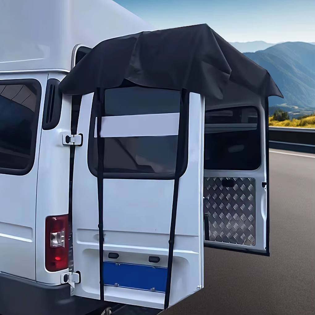 Auvent universel pour porte arrière de camping-car