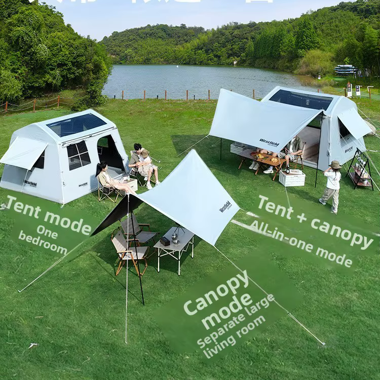 Tente gonflable automatique pour 6 à 8 personnes