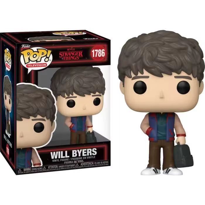 Le dernier personnage TV Stranger Saison 5 Funko POP Will Byers 1786 # Figurine en vinyle modèle à collectionner cadeaux de noël pour enfants