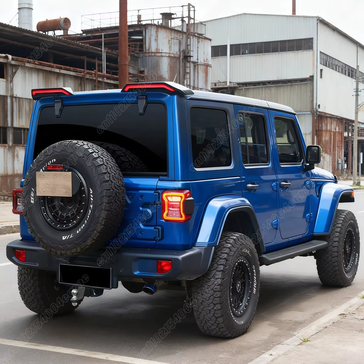 Pour Jeep Wrangler JK JL 2007-2017 2018 2019 2020 2021 2022 2023 becquet de feu de toit arrière séparateur latéral arrière Kit de corps de lèvre d'aile supérieure