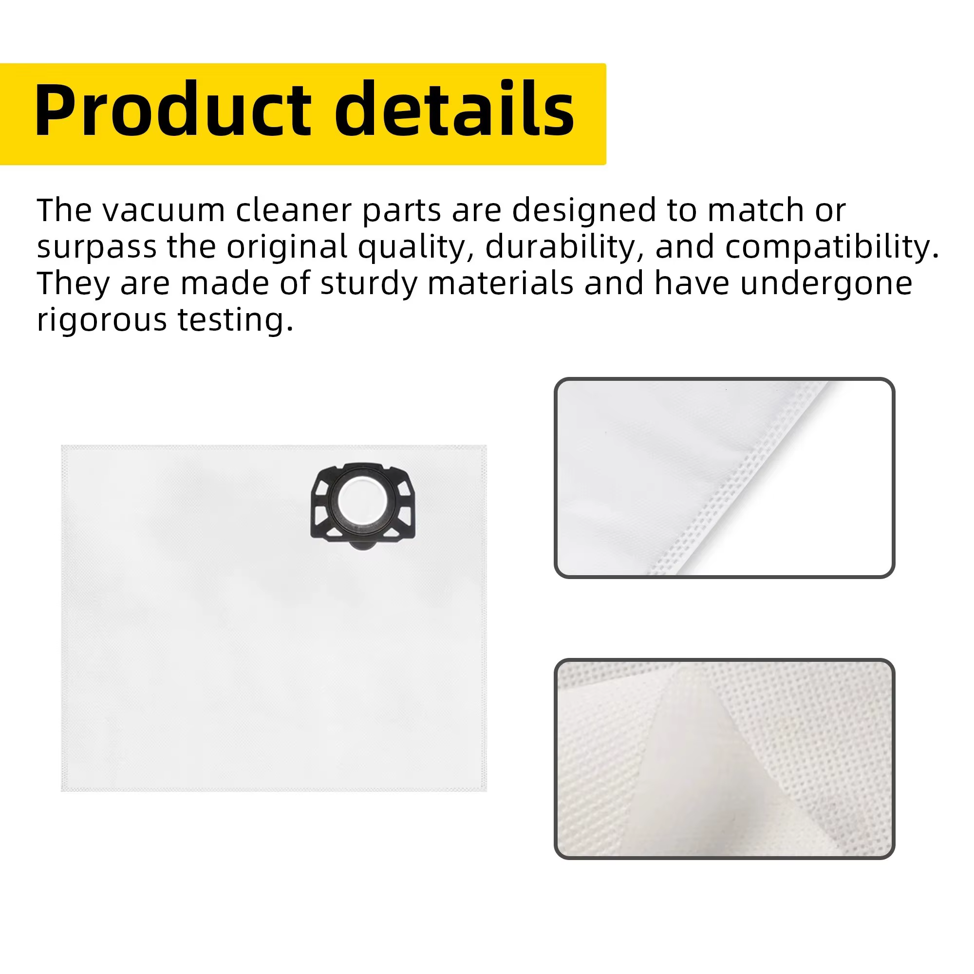 Kit de pièces de rechange pour aspirateur Robot Karcher 2.863-314.0 KFI 357 KA 40 WD2 Plus WD3 SE4002, 5/10 pièces