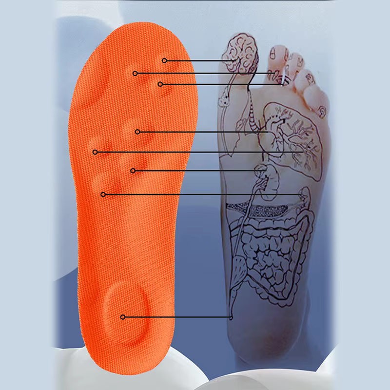 Semelles intérieures de sport en latex, élasticité 4D, amortissement, respirantes, désodorisantes, soutien de la voûte plantaire, semelles orthopédiques, pour homme et femme, semelles de course