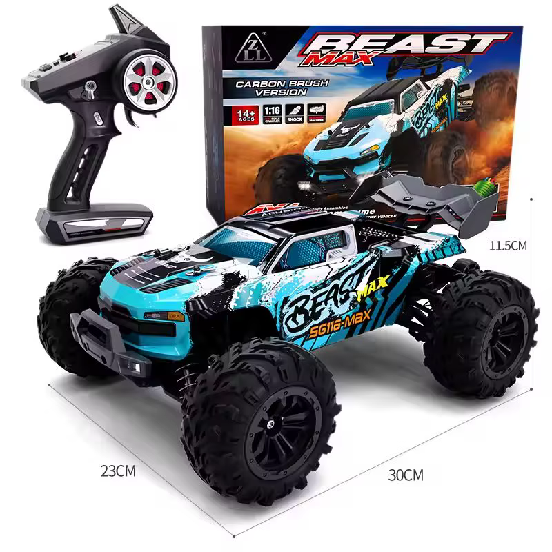 Voiture RC haute vitesse SG116MAX 80KM/H, sans balais, 4 roues motrices, tout-terrain, drift, télécommandée, 1:16, voitures de course professionnelles SG116PRO 50KM/H and 1:20 SG318 PRO 30KM/H