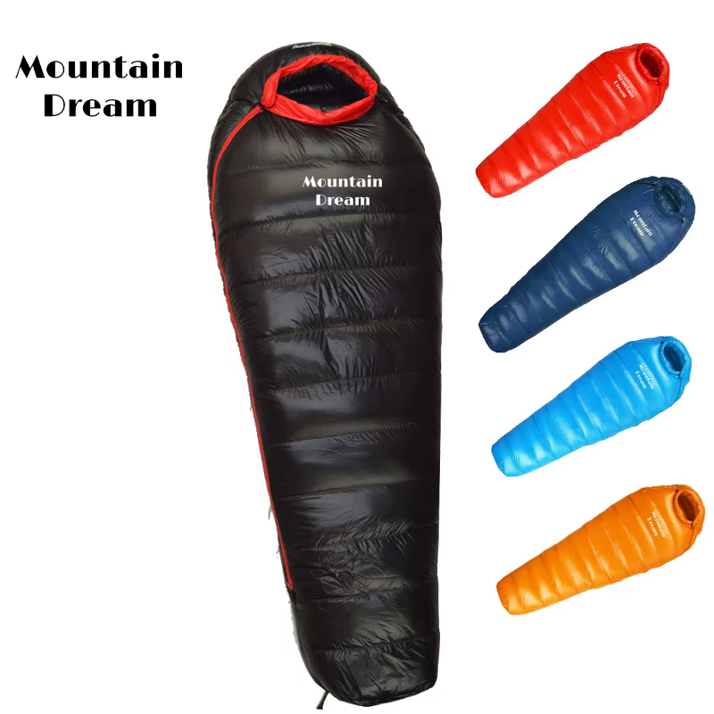 Sac de couchage d'hiver en duvet d'oie blanche pour maman adulte