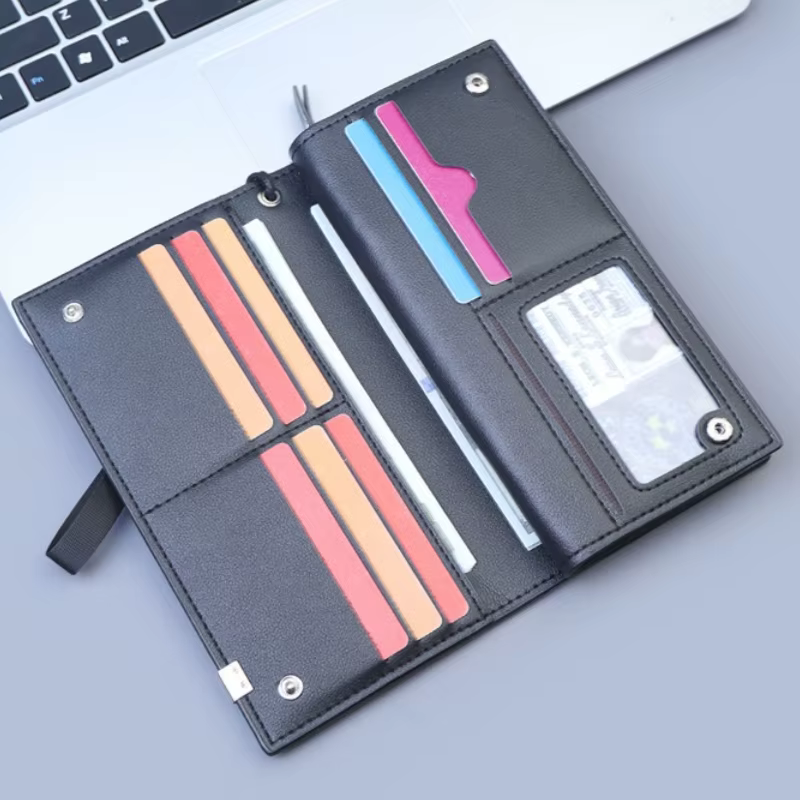 Nouveau sac à main à fermeture éclair pochette d'affaires pour hommes grande capacité sac pour téléphone portable