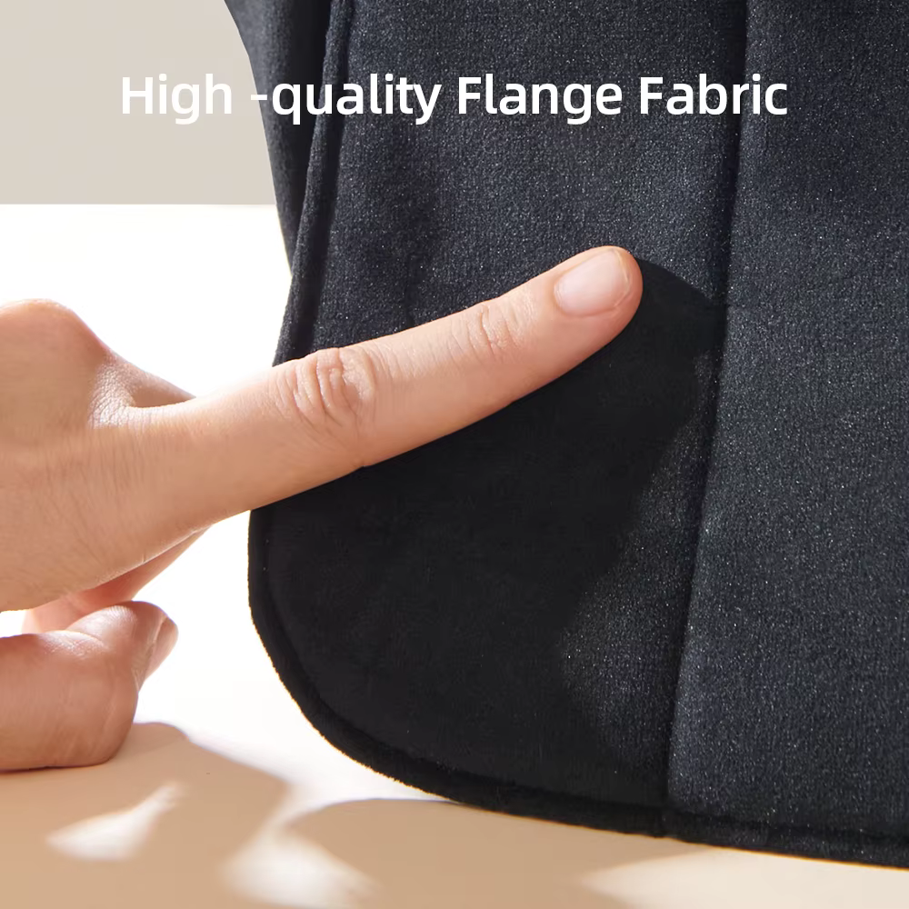 Sunveno-Sac à couches en velours côtelé noir pour poussette, sac à bandoulière grande capacité pour maman, pratique et classique