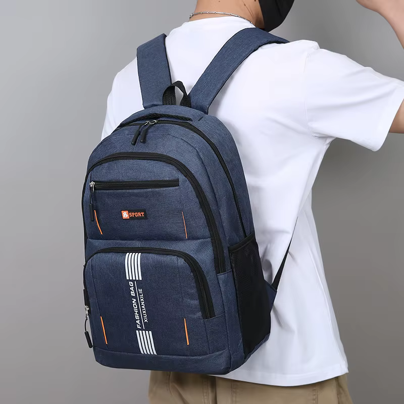 Sac à dos pour homme, nouveau sac à dos de voyage léger multi-poches pour les affaires et les loisirs