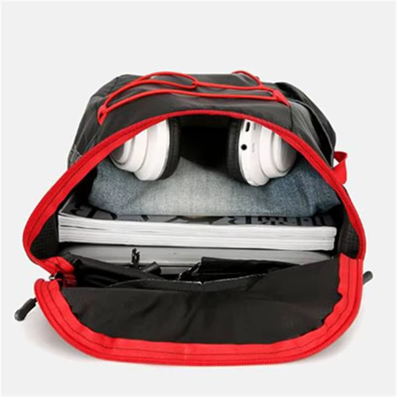 Camping randonnée multifonctionnel en plein air pliant sport sac à dos Ultra léger transportant imperméable en tissu Nylon sac de Fitness