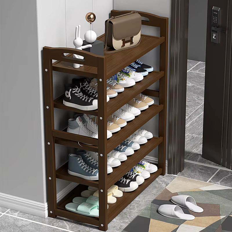 Étagère à chaussures en bambou de haute qualité, organisateur de rangement de chaussures, armoire de rangement de chaussures