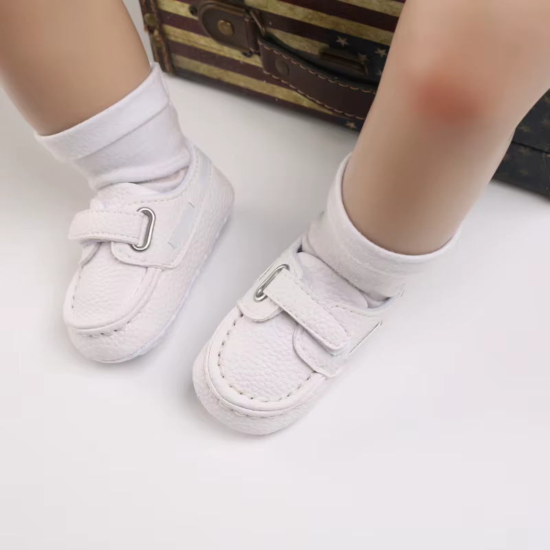 Chaussures formelles pour nouveau-né garçon, chaussures en cuir PU à la mode pour le 1er anniversaire, chaussures de fête de mariage