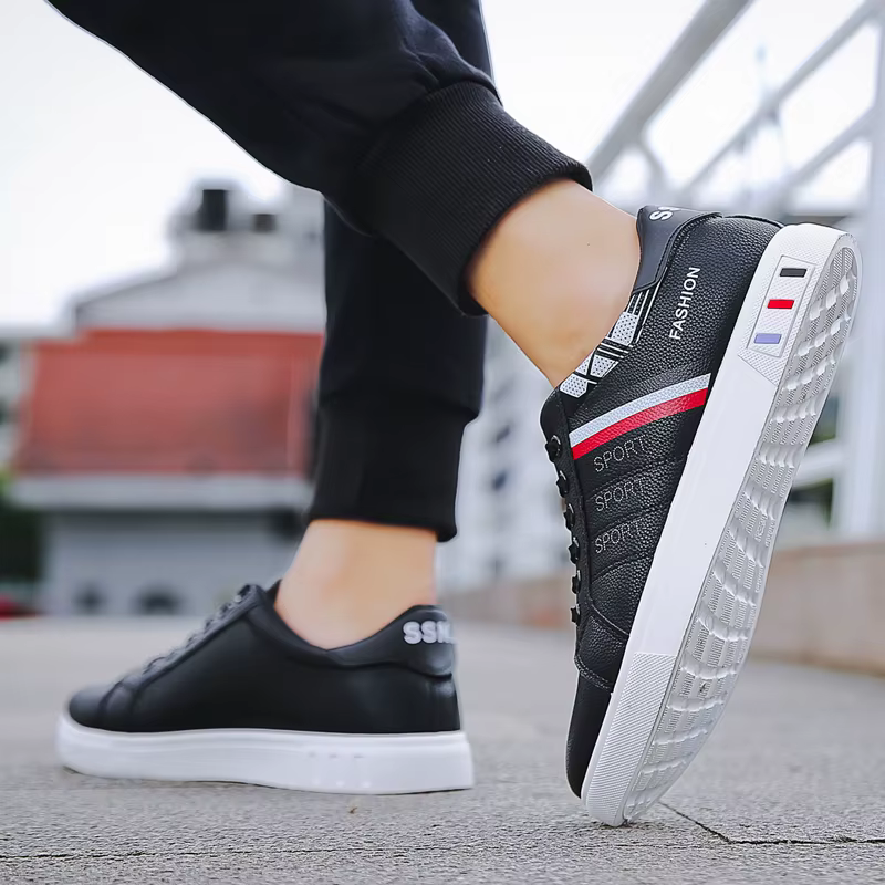 Chaussures plates pour hommes, baskets de sport d'extérieur printemps-automne, chaussures vulcanisées tendance pour hommes