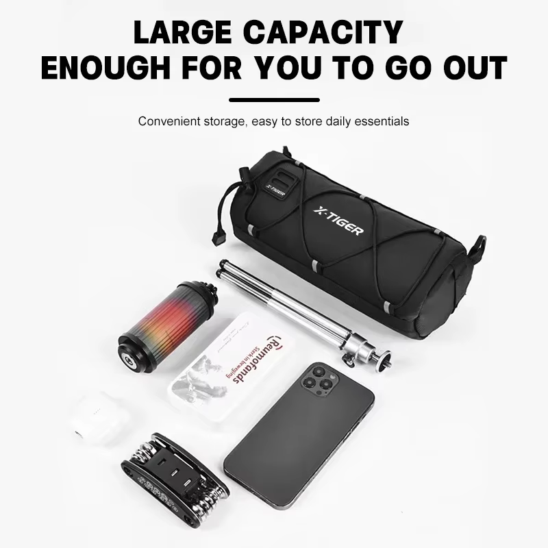 X-TIGER sac de vélo Portable guidon multi-usages grande capacité sac à dos de cyclisme vtt route