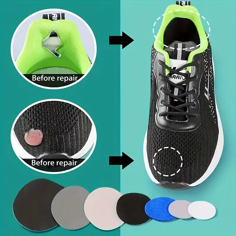 24 patchs auto-adhésifs pour la réparation des chaussures