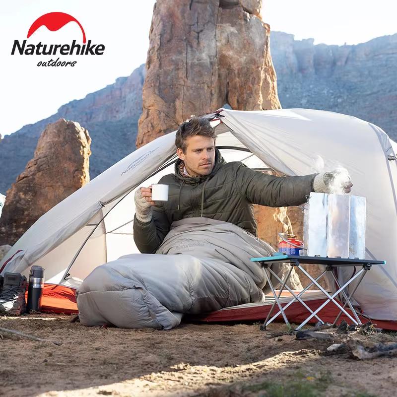 Naturehike Camping randonnée sac de couchage Portable automne hiver épaississement chaleur résistant au froid coton sac de couchage NH21MSD03