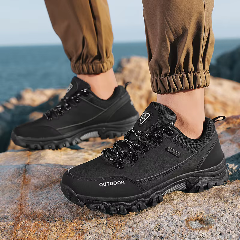 Chaussures de randonnée pour hommes imperméables en plein air basses bottes