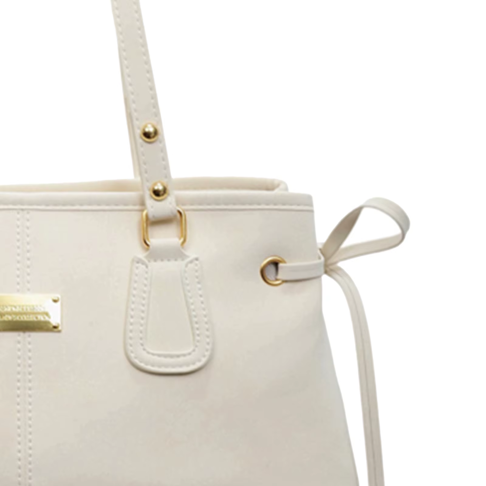 Sac à bandoulière tendance en cuir PU, sac sous le bras élégant, fourre-tout de travail grande capacité avec pendentif ours mignon pour femme, idéal pour les voyages et le travail