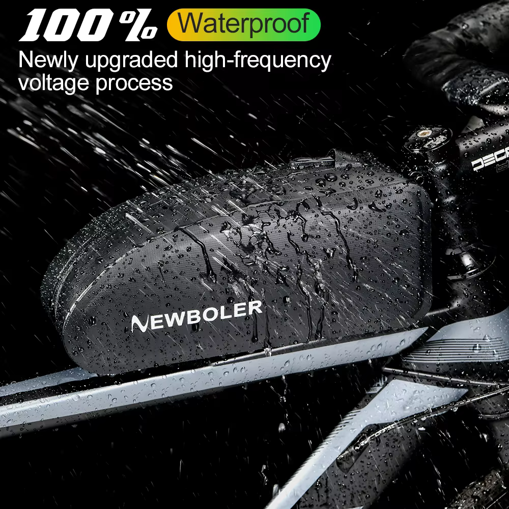 NEWBOLER sac de vélo de gravier étanche TPU sac de Tube supérieur