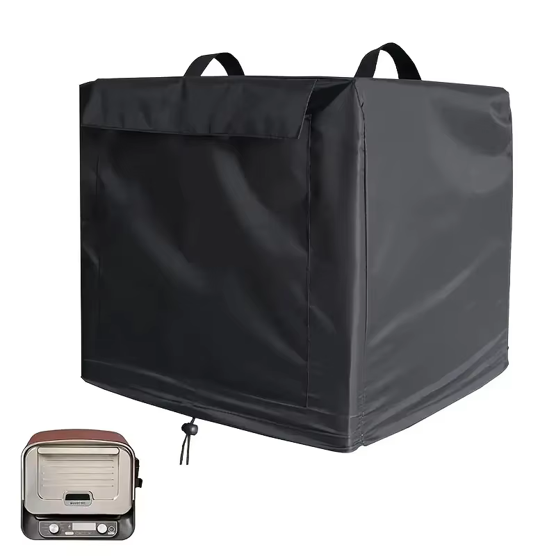 Housse de gril à feu en bois Ninja avec poches, protection durable pour four à pizza d'extérieur pour le camping, le barbecue, les pique-niques, les couvertures de gril pour l'extérieur