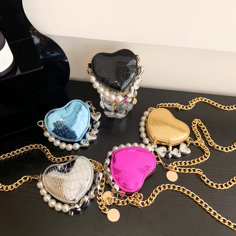 Mini sac à bandoulière en cuir PU pour femme