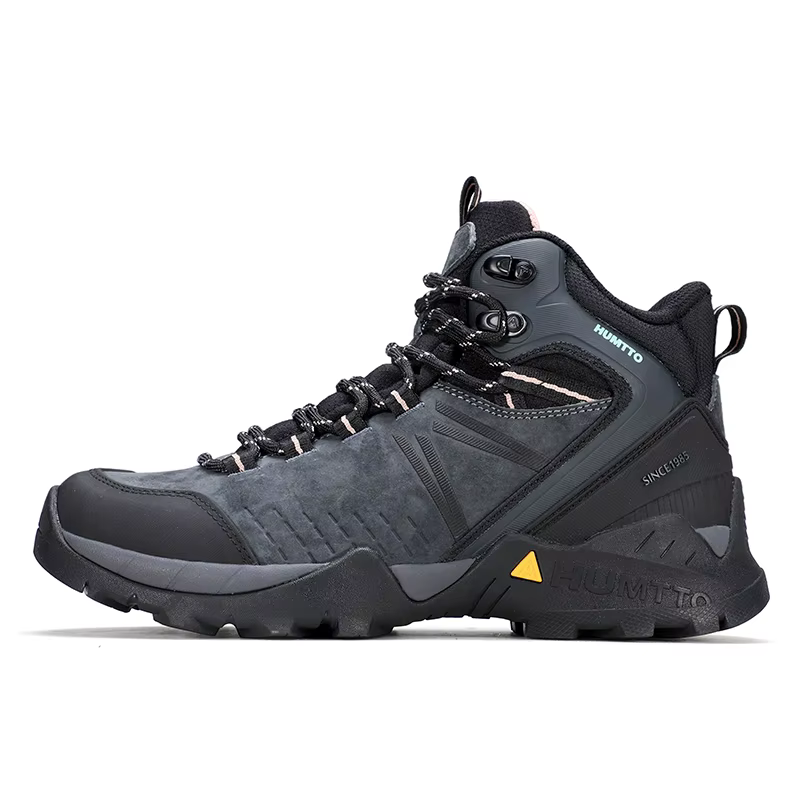 HUMTTO peau de vache chaussures de randonnée hommes bottes de chasse imperméables tactique désert Combat cheville