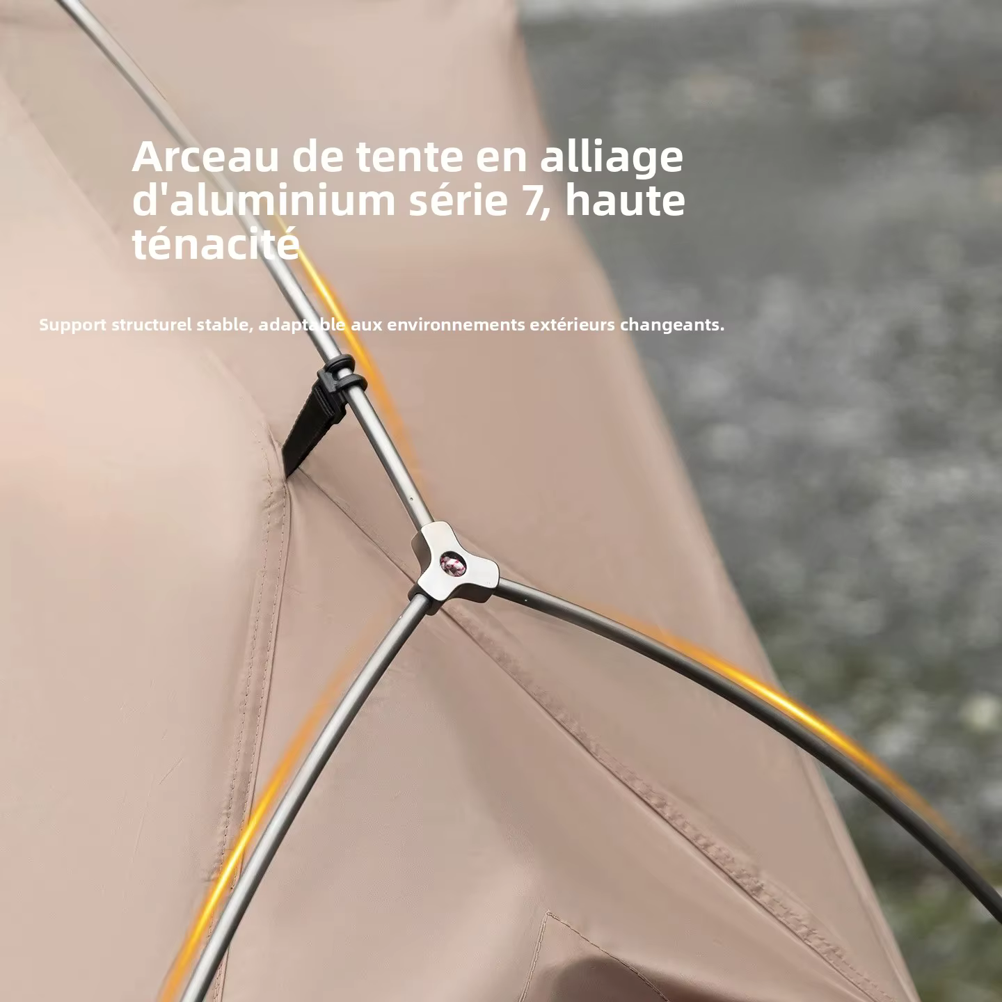 Mountainhiker Tente-lit de camping d'extérieur