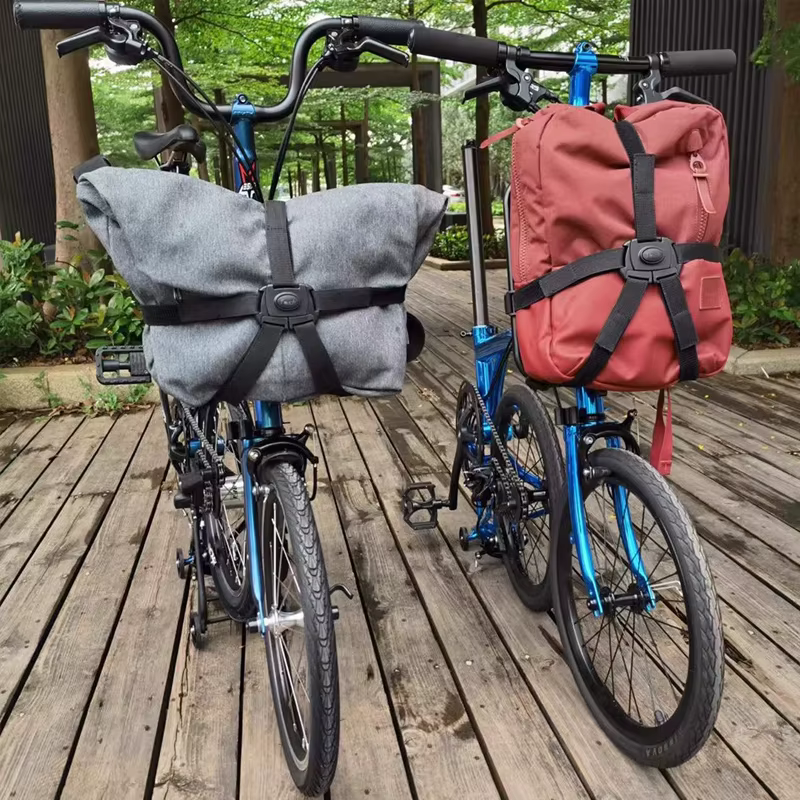 Accessoires de vélo, cadre de support de sac d'école, sangle de sac, accessoires de modification de sac avant, accessoires de voiture d'oiseau pour brompton