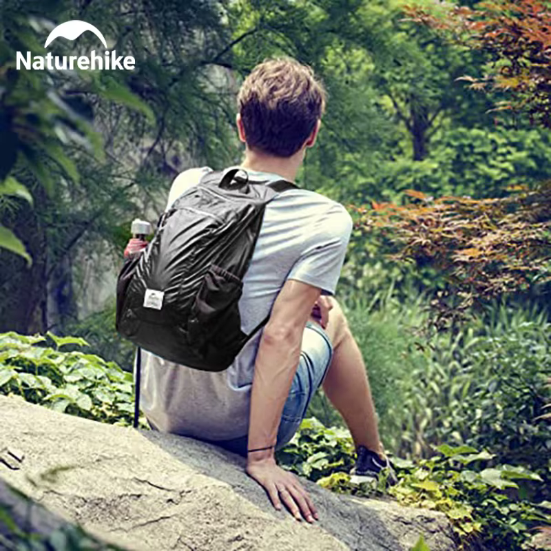 Naturehike 18L Camping sac à dos Portable ultraléger imperméable en Nylon sacs homme en plein air pliable sport voyage randonnée sac à dos