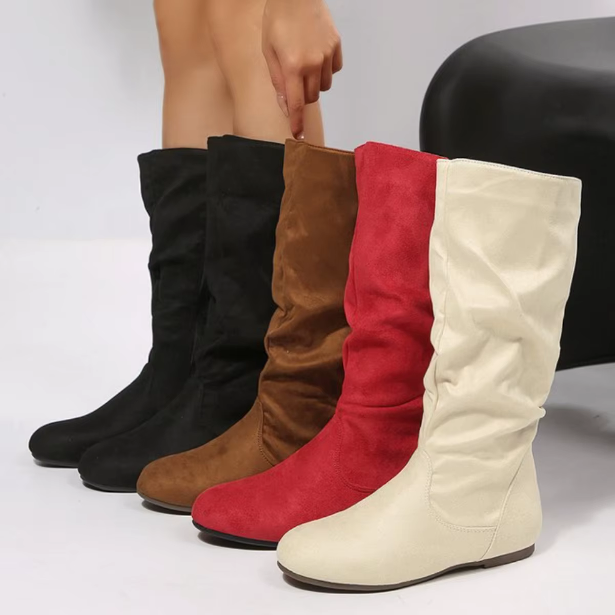 Nouvelles Bottes Hautes Femme Hiver 2026