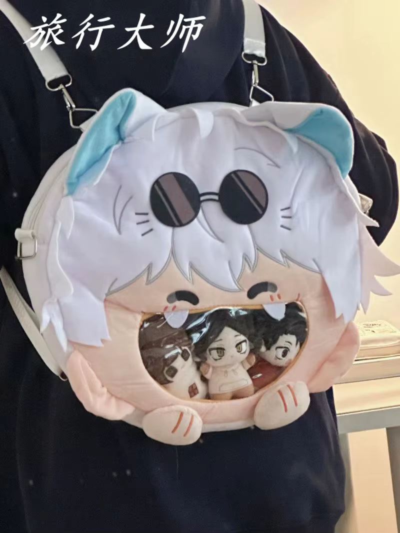Anime Jujutsu Kaisen Itabag Gojo Satoru Kawaii Ita sac pour femmes sacs à dos sac à dos de poche Transparent Cosplay sac mignon