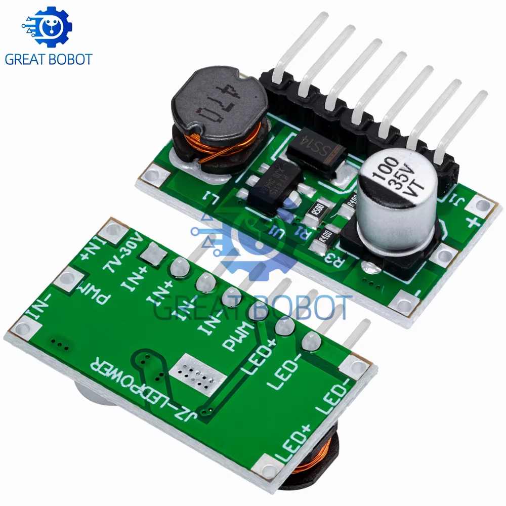 Pilote de lampe LED 3W DC IN 7-30V OUT 700mA, prise en charge du variateur PMW DC-DC 7.0-30V à 1.2-28V, Module convertisseur abaisseur