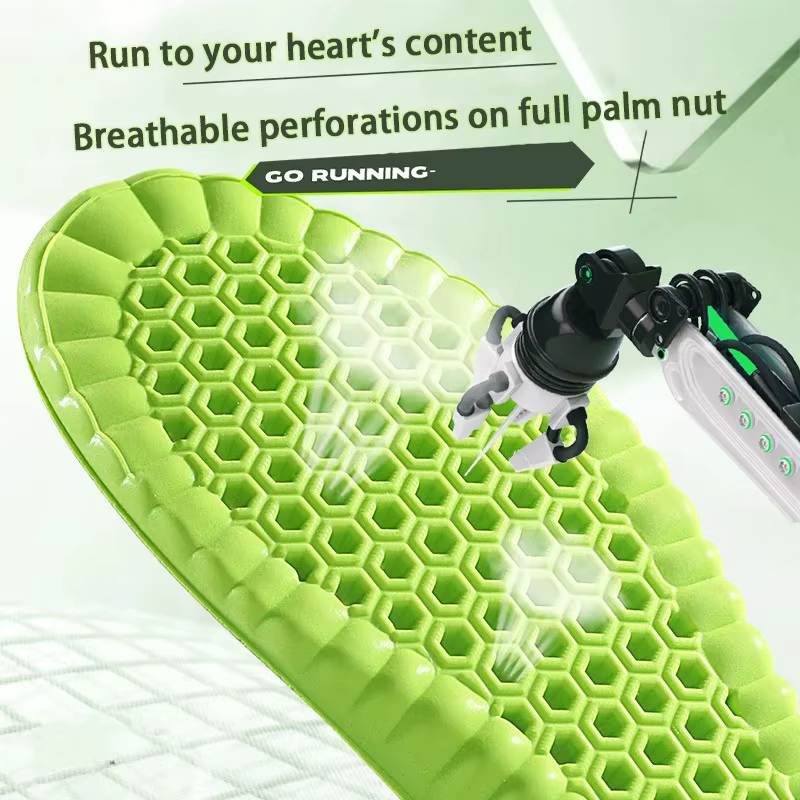 1 paire de semelles intérieures respirantes absorbant les chocs