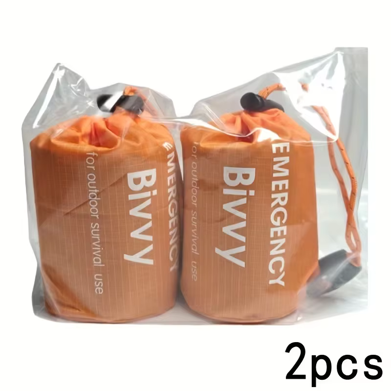 2 sacs de couchage d'urgence