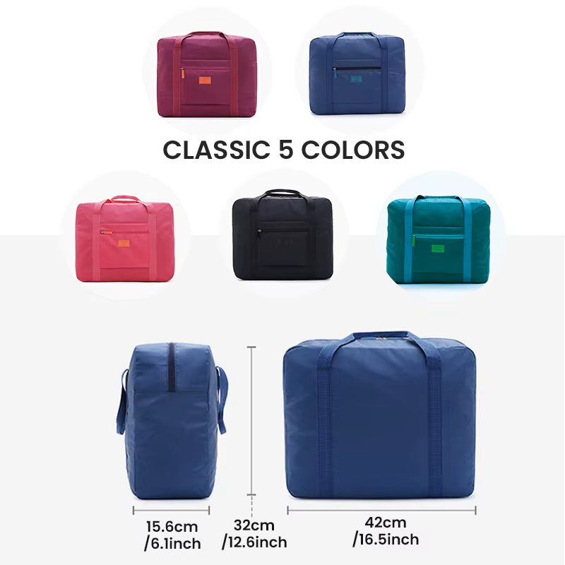 Sac de voyage pliable, sac de voyage léger pour femmes et hommes