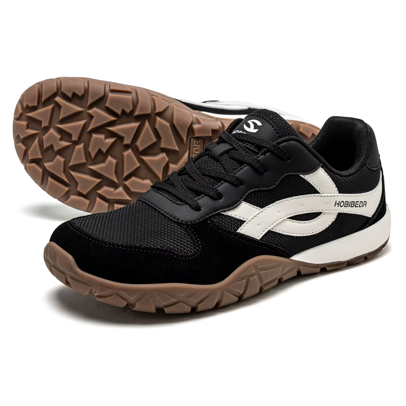 HOBIBEAR unisexe large largeur chaussures minimaliste pieds nus baskets randonnée Trail