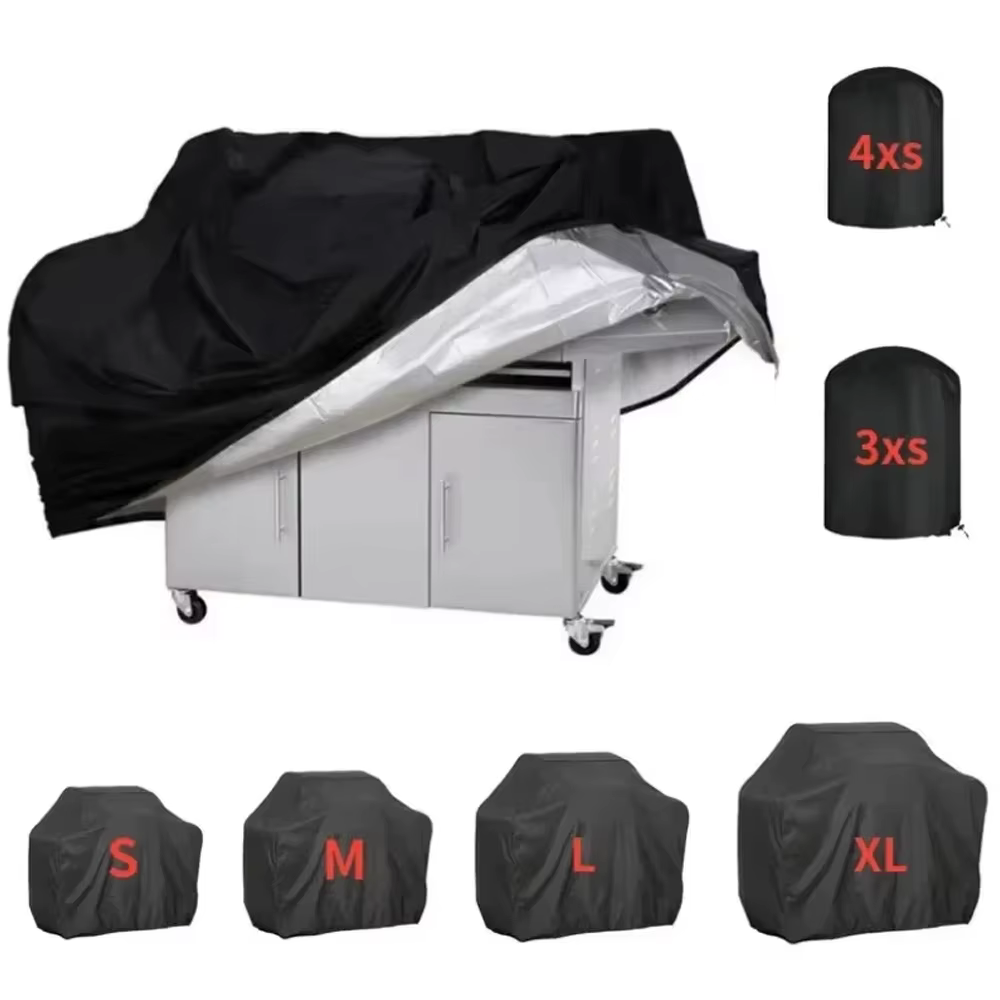 Housse de Barbecue d'extérieur, 8 tailles, étanche à la poussière, Weber, robuste, protection contre la pluie, ronde