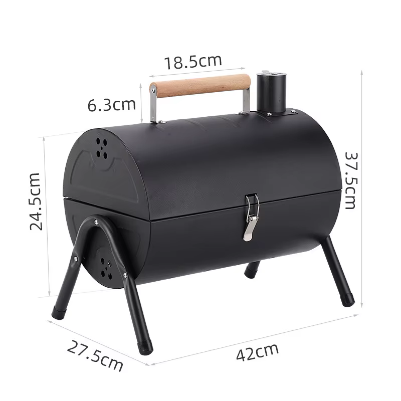 Barbecue au charbon de bois portable, barbecue pour cuisine en plein air, camping, pique-nique, arrière-cour, balcon, brittop