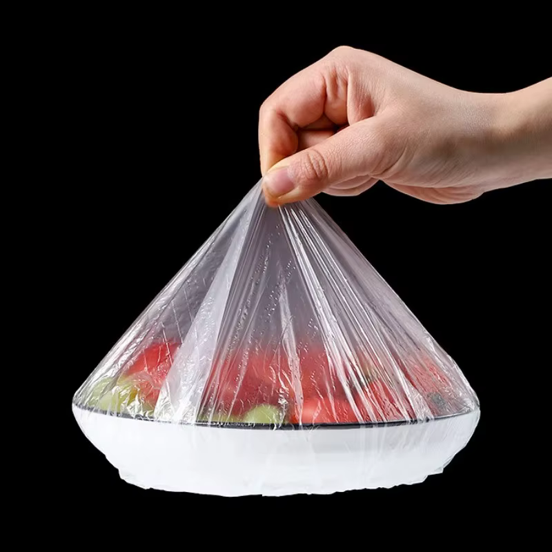 Couvercle alimentaire jetable Saran Wrap, couverture intestinale de qualité alimentaire, sac en plastique de conservation de la fraîcheur, accessoires de rangement de cuisine