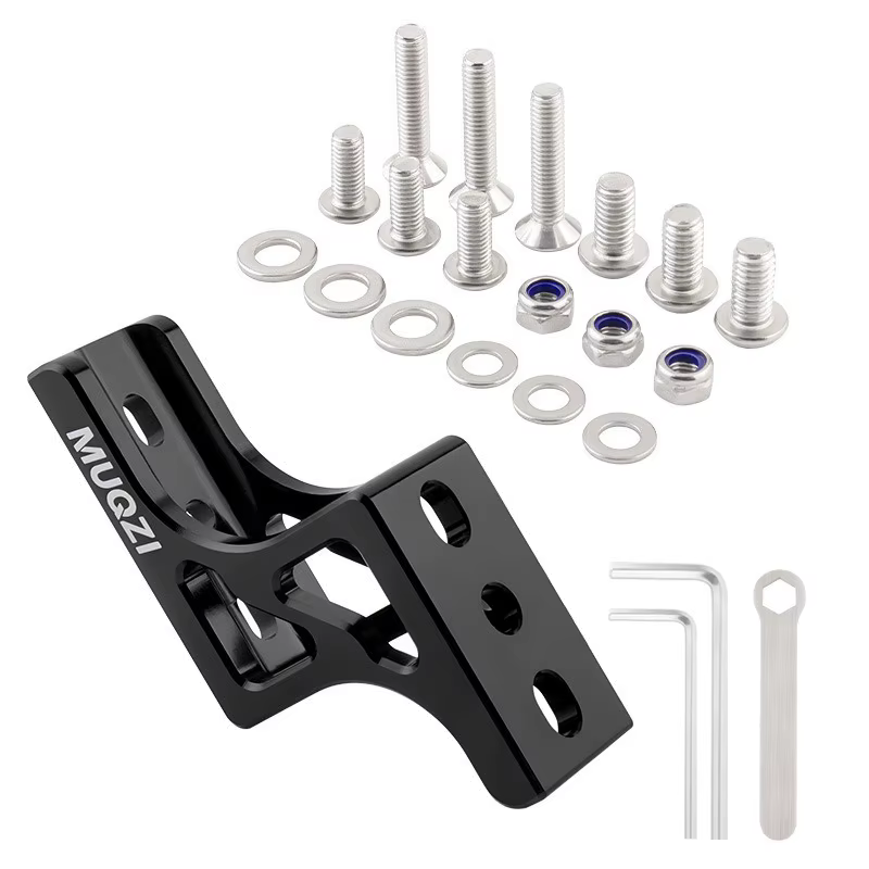 Support de sac avant de vélo, bloc de support de sac pour Brompton Dahon, adaptateur d'installation de support avant de vélo, accessoires de vélo