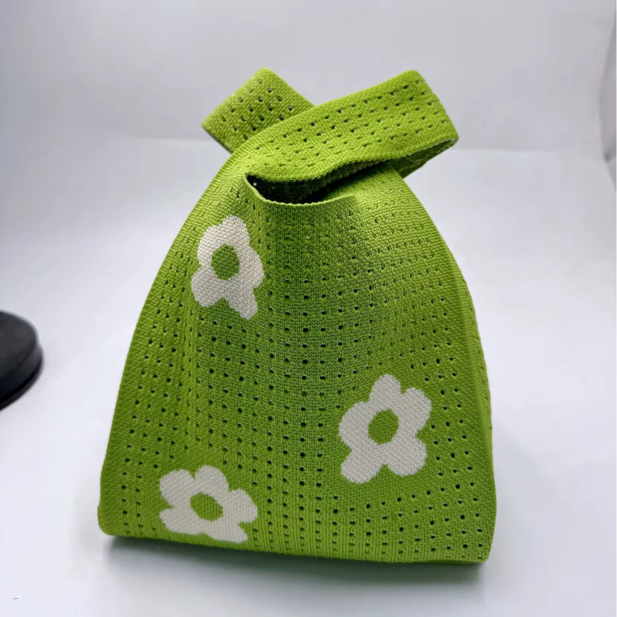 Sac fourre-tout tricoté à la main pour femme